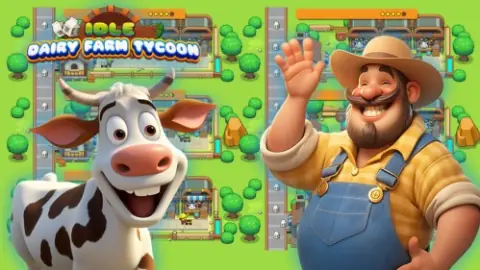 Игра Идл Магнат Молочной Фермы