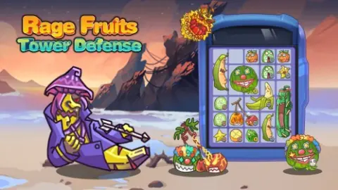 Игра Защита Башни: Фруктовая Ярость