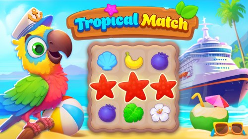 Игра Тропический 3 в Ряд
