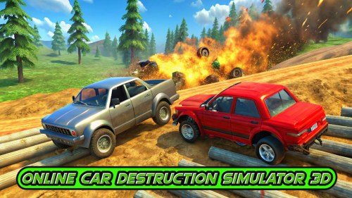 Игра Симулятор Разрушения Автомобиля 3D
