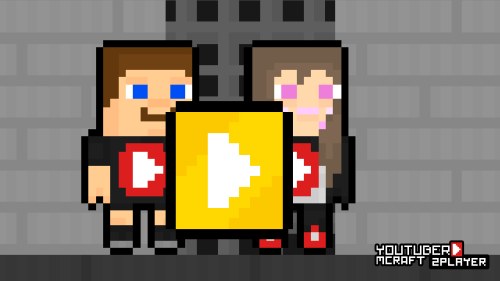Игра Ютубер Майнкрафт 2 Игрока