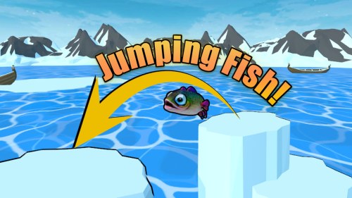 Игра Прыгающая Рыбка: Рэгдолл 3Д