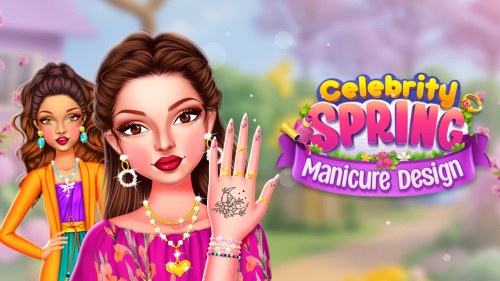 Игра Дизайн Весеннего Маникюра Знаменитостей