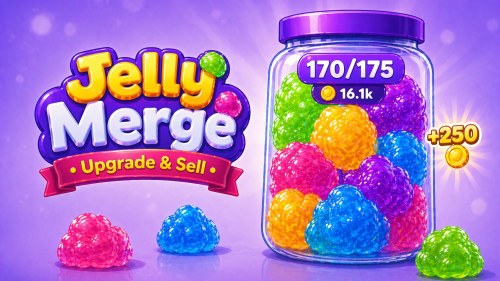 Игра Слияние Желе: Обнови и Продай