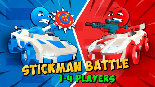 Игра Битва Стикменов 1-4 Игрока