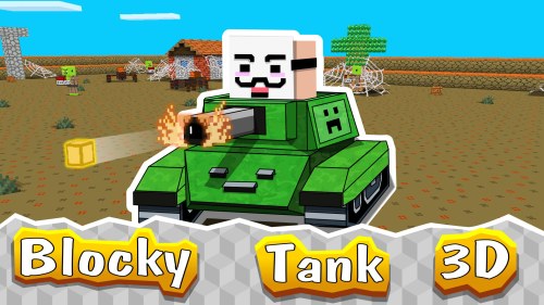 Игра Блочный Танк 3D