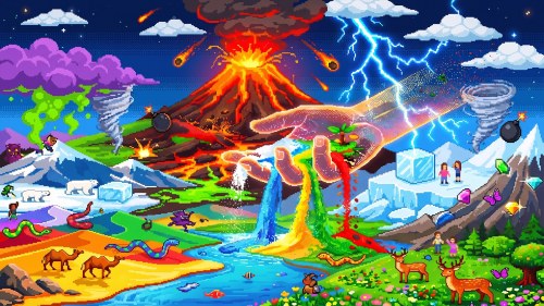 Игра Мировая Песочница: Песчаный Арт