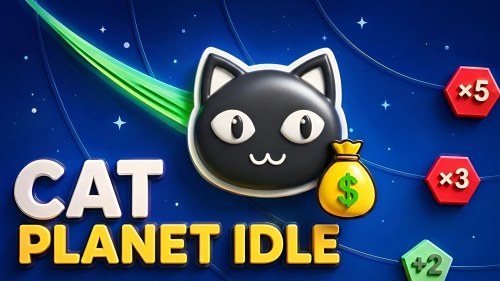 Игра Идл Кошачья Планета