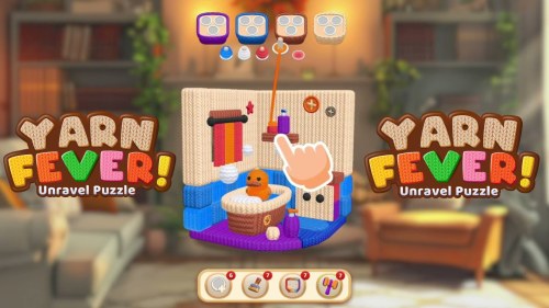 Игра Лихорадка Пряжи: Разгадай Головоломку