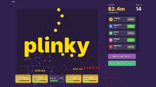 Игра Плинки