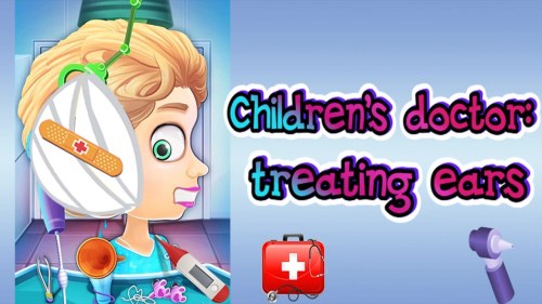Игра Детский Врач: Лечение Ушей