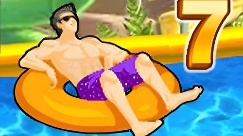 Игра Апхилл Раш 7: Водный Парк | Uphill Rush 7