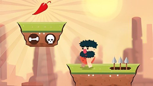 Игра Приключение Пещерного Человечка