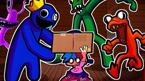 Игра ФНФ: Радужные Друзья Поют Четырехсторонний Разлом