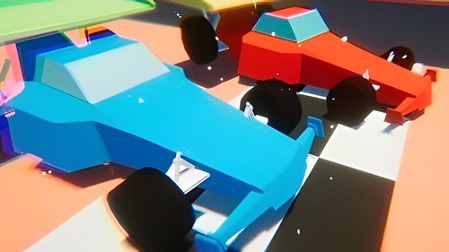 Игра Автомобильное Безумие На Двоих 3D