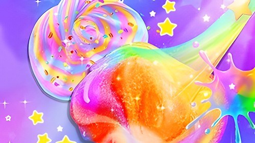 Игра Делаем Слайм с Единорогами