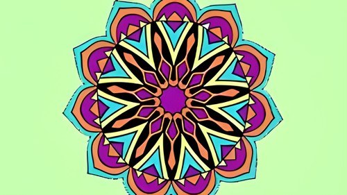 Игра Мандала: Книжка Раскраска